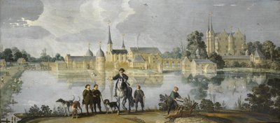 Castillo de Frederiksborg, Copenhague, Dinamarca, c.1590-1610 de Jan Claeszen van Wijck
