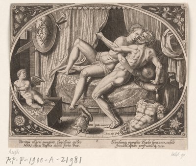 Adulterio de Venus y Marte Venus y Marte (título de la serie) de Jan Collaert (II)