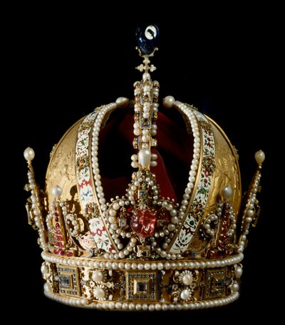 Corona del Emperador del Sacro Imperio Rodolfo II de Habsburgo (1552-1612) de Jan Cornelisz Vermeyen