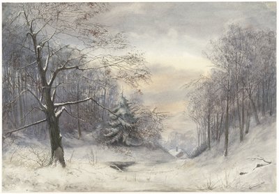 Paisaje de invierno de Jan Daniël Cornelis Carel Willem baron de Constant Rebecque
