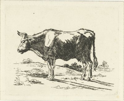 vaca de pie de Jan Dasveldt