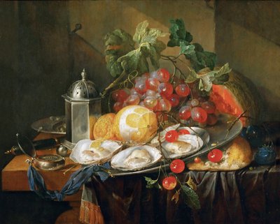 Naturaleza muerta de desayuno de Jan Davidsz de Heem