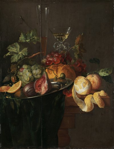 Bokmål noruego:  Frukt og vin Fruta y vino de Jan Davidsz. de Heem