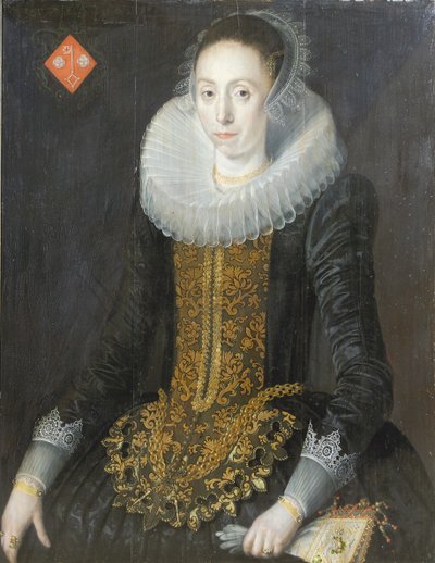 Retrato de Eritia Aukje Hoppers, de soltera De Blocq de Jan De Salle