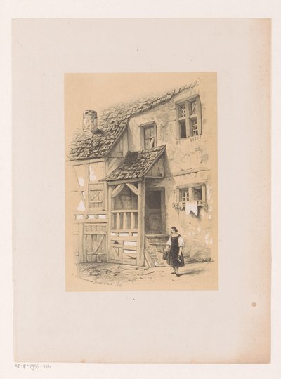 Fachada de una casa residencial de Jan Diederikus Kruseman