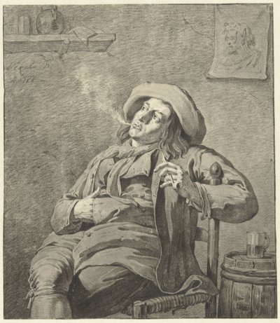 Hombre fumador de Jan Ekels (II)