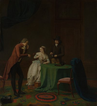 Pieza de Conversación El Sentido del Olfato, probablemente 1791 de Jan Ekels the Younger