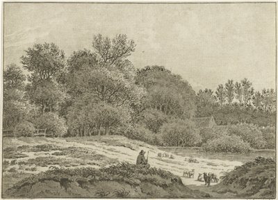 Paisaje cerca de Overveen de Jan Evert Grave