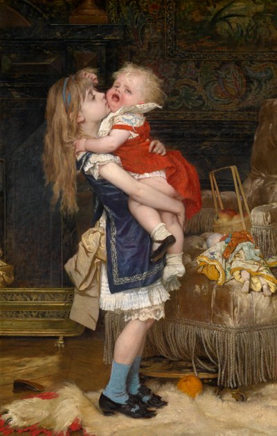 Inconsolable (óleo sobre lienzo) de Jan Frans Verhas