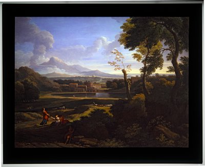 Dos paisajes, sin fecha (lienzo) de Jan Frans van (1662 1749) Bloemen
