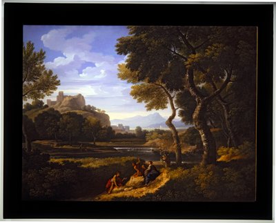 Dos paisajes, sin fecha (lienzo) de Jan Frans van (1662 1749) Bloemen