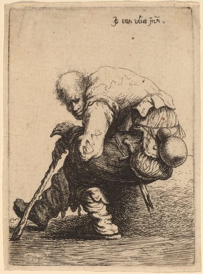 Mendigo sentado, 1632 de Jan Georg van Vliet