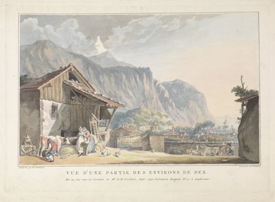Vista de los alrededores de Bex en Suiza Vue d