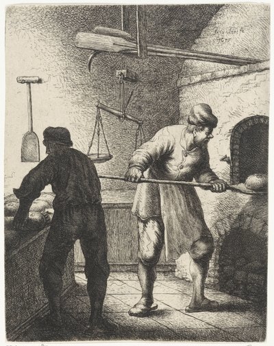 Panadero Ocupaciones (título de la serie) de Jan Gillisz. van Vliet