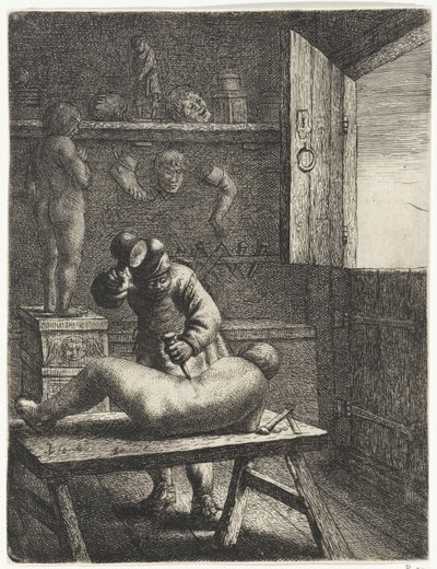 Escultor Ocupaciones (título de la serie) de Jan Gillisz. van Vliet