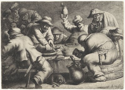 comida de granjero de Jan Gillisz. van Vliet