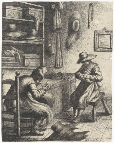 Sombrerero Ocupaciones (título de la serie) de Jan Gillisz. van Vliet