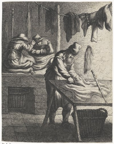Sastre Ocupaciones (título de la serie) de Jan Gillisz. van Vliet