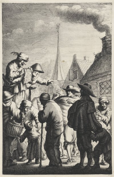 Vendedor de letras de Jan Gillisz. van Vliet