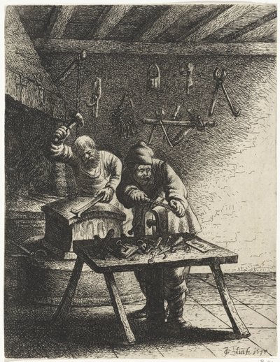 cerrajeros Ocupaciones (título de la serie) de Jan Gillisz. van Vliet