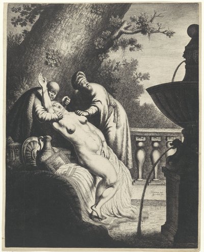Susana y los ancianos de Jan Gillisz. van Vliet