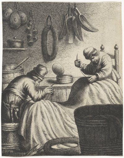 veleros Ocupaciones (título de la serie) de Jan Gillisz. van Vliet