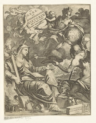 Alegoría de la Iglesia y la Historia Mundial La iglesia y la historia mundial, uyt d