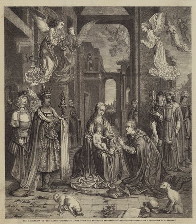 La adoración de los reyes de Jan Gossaert