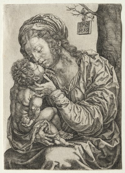 La Virgen sentada al pie de un árbol de Jan Gossaert