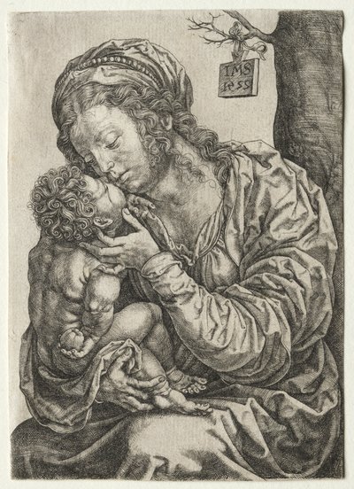 La Virgen sentada al pie de un árbol, 1522 de Jan Gossaert