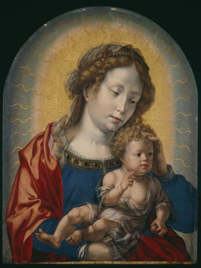 Virgen y Niño de Jan Gossaert
