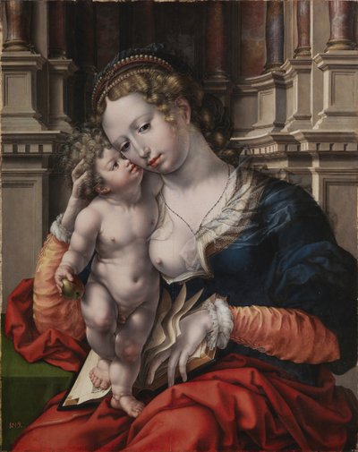 Virgen y niño de Jan Gossaert