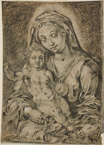 Virgen con el Niño de Jan Gossart
