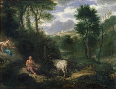 Zeus y Hera, finales del siglo XVII de Jan Gotlief Glauber Myrtill
