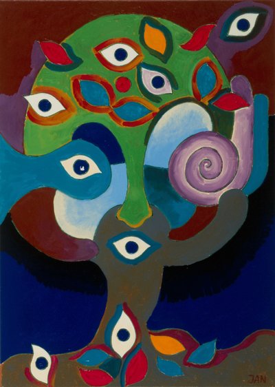 Dios arcaico de arbustos y árboles pequeños, 2009 de Jan Groneberg