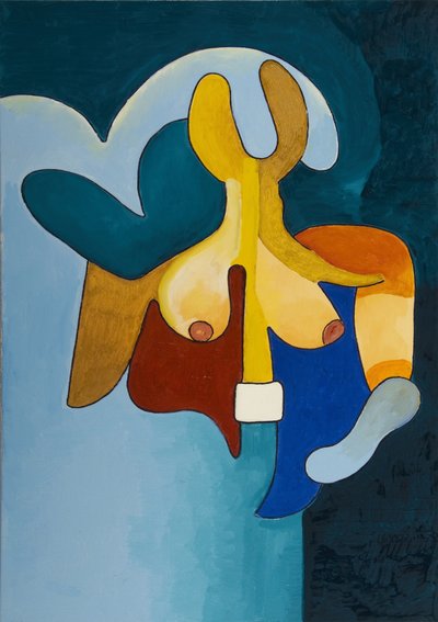 Cuerpo y alma nº 3, 2007 (óleo sobre lienzo) de Jan Groneberg