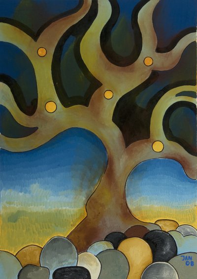 Árbol Quemado de Jan Groneberg