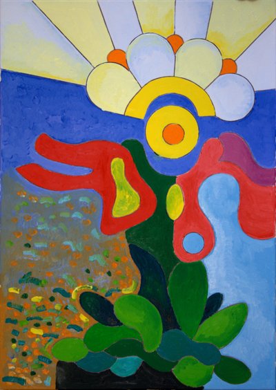De repente el mundo se ha convertido en un diamante brillante, 2009 de Jan Groneberg