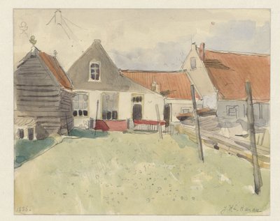 Casas en la zona de Vinkenbuurt, Ámsterdam de Jan H.L. Hanau