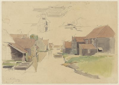 Estudios de casas en el barrio de Vinkenbuurt, Ámsterdam de Jan H.L. Hanau