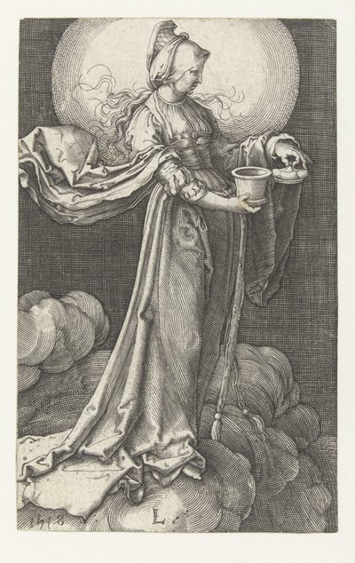 María Magdalena en las nubes de Jan Harmensz. Muller (manner of)