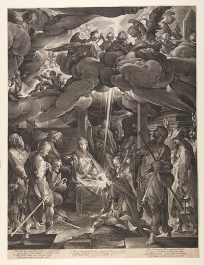 Adoración de los pastores de Jan Harmensz. Muller