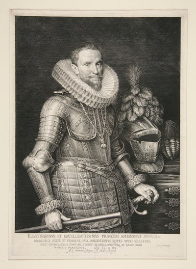 Ambrosio, marqués de Spinola (1569-1630) de Jan Harmensz. Muller