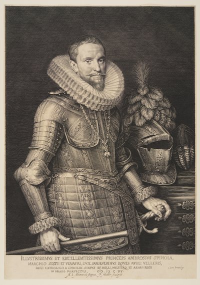Ambrogio Spinola, Comandante de los ejércitos españoles en los Países Bajos de Jan Harmensz. Muller