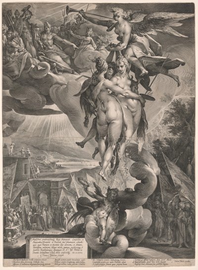 Apoteosis de las artes de Jan Harmensz. Muller