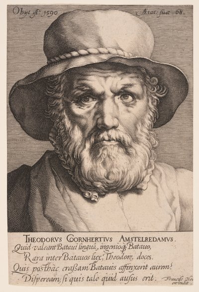 Dirck Volkertsz Coornhert de Jan Harmensz. Muller