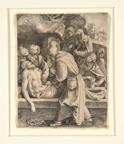 Entierro, de La Pasión de Jan Harmensz. Muller