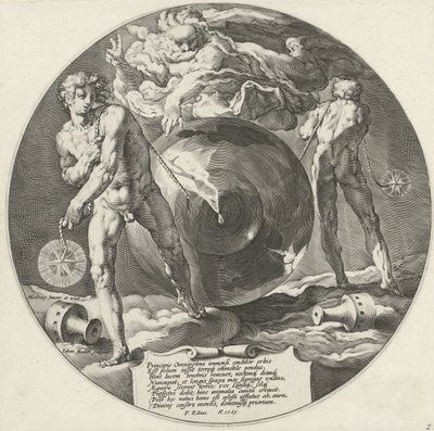 El Espíritu de Dios se cierne sobre el agua Creación del mundo (título de la serie) de Jan Harmensz. Muller