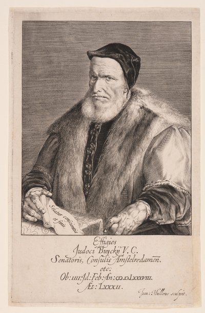 Joost Buyck, Burgomaestre de Ámsterdam de Jan Harmensz. Muller