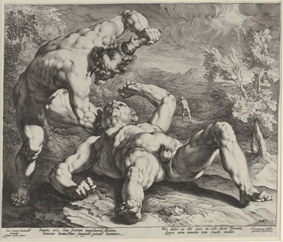 Caín mata a Abel de Jan Harmensz. Muller